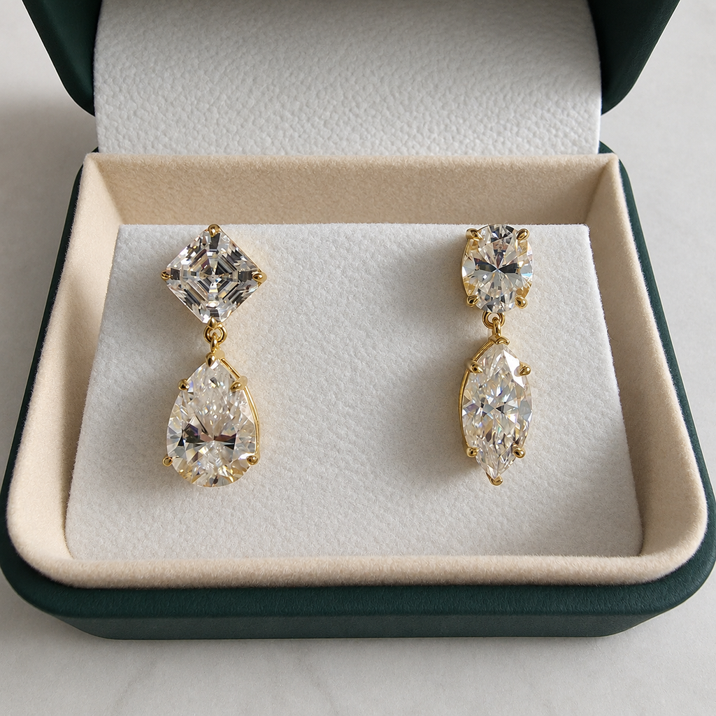 Madelen Örhänge Moissanit 12,4 ct