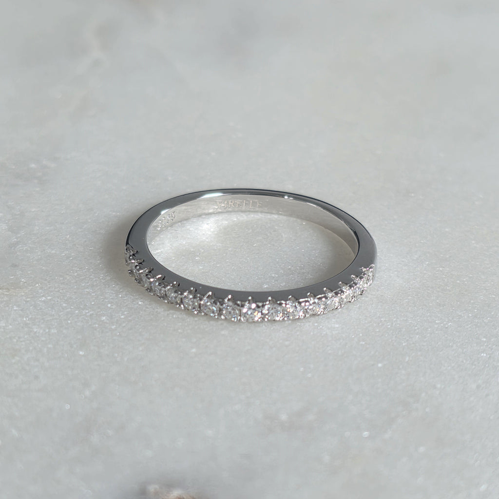 ALLIANCE STACKING 16-STONE MOISSANITE RING - 0.24ct