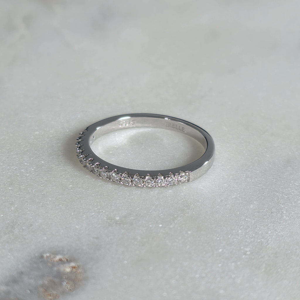 ALLIANCE STACKING 16-STONE MOISSANITE RING - 0.24ct