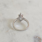 SOLITÄR MARQUISE-SLIPAD MOISSANITERING - 2.0ct
