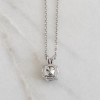 Round-cut Moissanite Necklace - 2.0ct