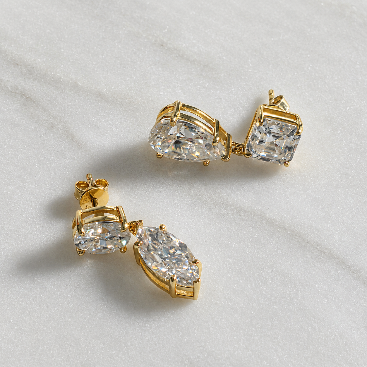 Madelen Örhänge Moissanit 12,4 ct