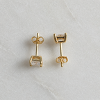 Princess-Cut Stud Earring Moissanite - 1.6ct