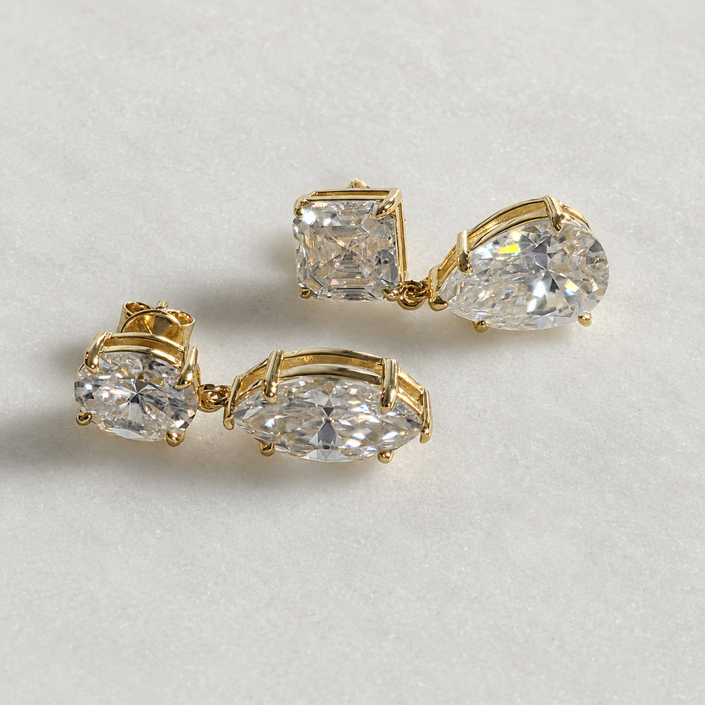 Madelen Örhänge Moissanit 12,4 ct