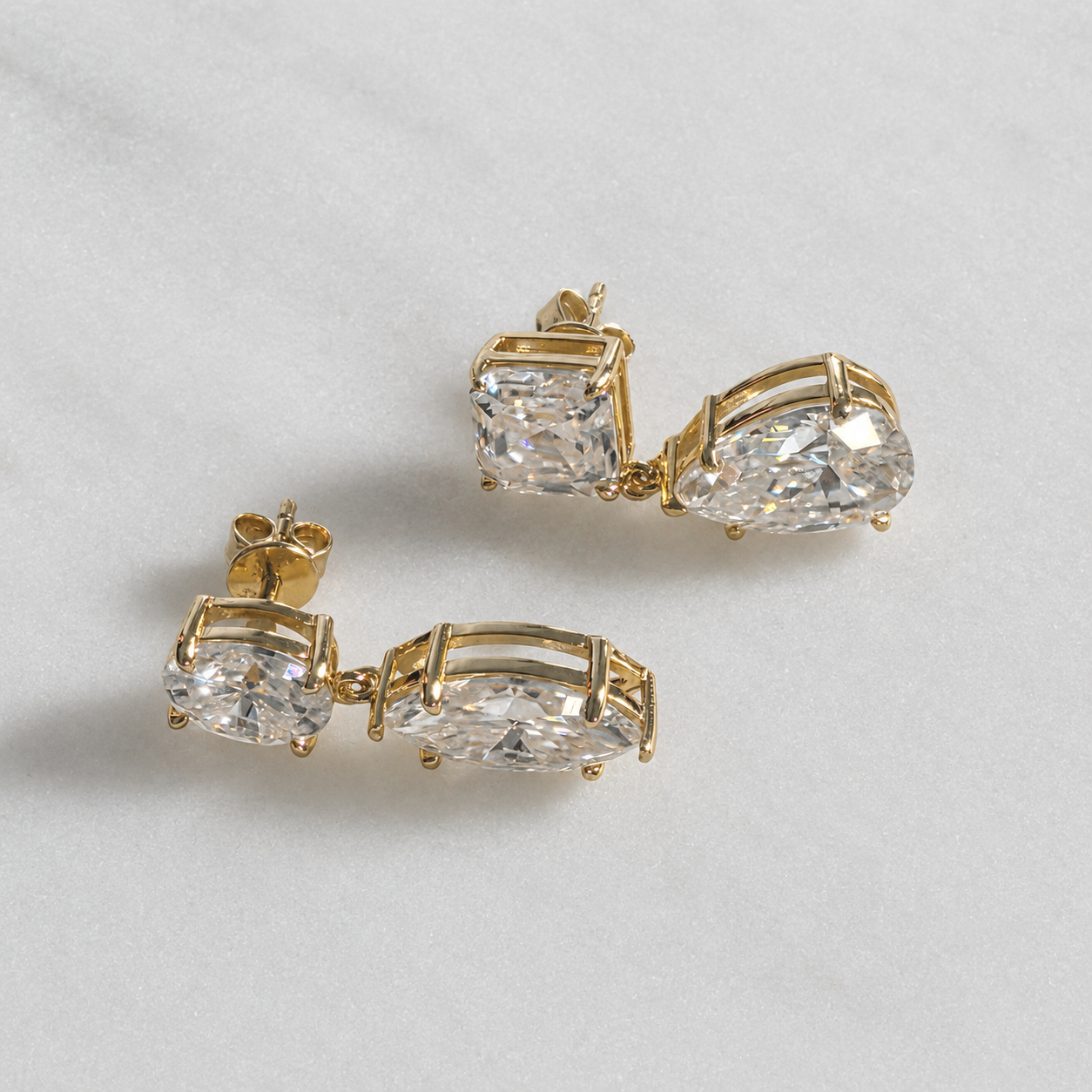Madelen Örhänge Moissanit 12,4 ct